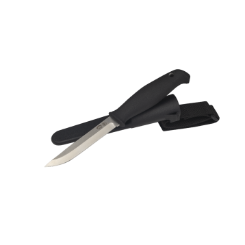 Нож "РФ" Эластрон (Черный), АБС пластик (Черный), AUS-8 (ПП Кизляр) 15305