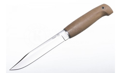 Нож "Таран", сталь AUS-8, дерево,ножны кожа (ПП Кизляр)