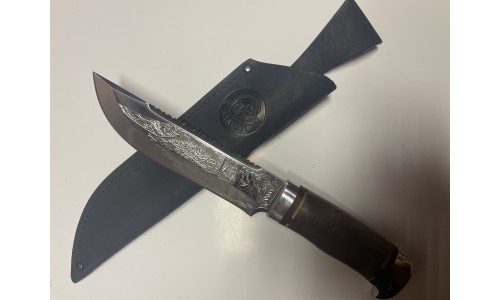 Нож "НС-29" (рукоять орех, алюминий) ООО "Стиль-М", г.Златоуст