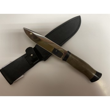 Нож "Баджер-4" (орех, текстолит, гравировка) 2117 (РОС Оружие)