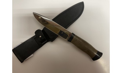 Нож "Баджер-4" (орех, текстолит, гравировка) 2117 (РОС Оружие)