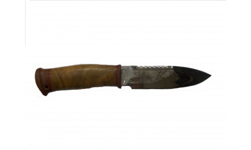 Нож "Спас-1" РР213 (орех, рисунок) 1937 (ООО "РОС оружие", г. Златоуст)