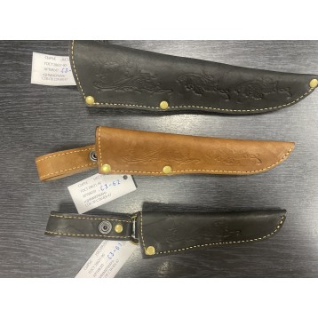 Ножны из натуральной кожи для ножа с лезвием 90-110 мм (Циммерман, С3-61)