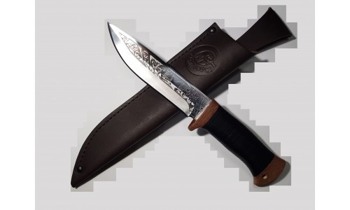 Нож "НС-73" Al (рукоять наборная кожа, алюминий) Нож "НС-73" Al (рукоять наборная кожа, алюминий)