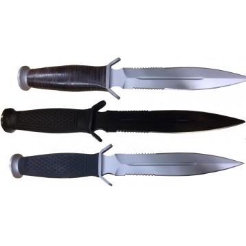 Нож охотничий ШАЙТАН-2  рукоять кожа; покрытие хром (ЗАО "Мелита-К") 