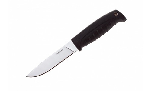 Нож Финский, рукоять эластрон, сталь - Х12МФ (Кизляр)