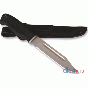 Нож туристический "НР-09", рукоять резина, покрытие антиблик (ЗАО "Мелита-"К")