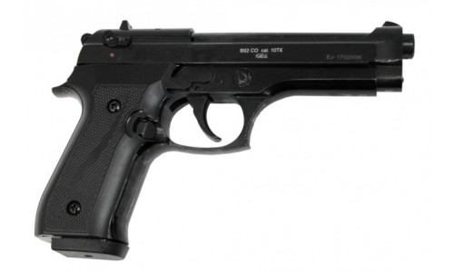 Гражданское оружие списанное охолощенное пистолет "В92-KURS" (Beretta)  кал. 10ТК черный 