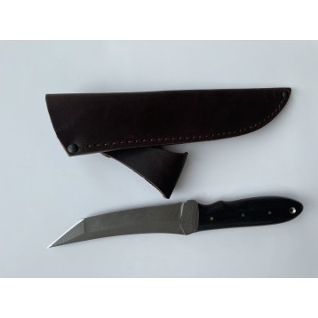 Нож "Танто" (ц/м, дамаск, рукоять дерево), ИП Марушин Павлово