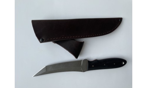 Нож "Танто" (ц/м, дамаск, рукоять дерево), ИП Марушин Павлово