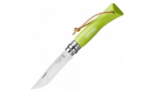 Нож Opinel серии Tradition Colored №07, цвет - зеленый