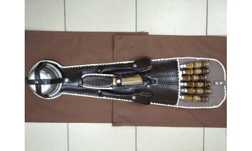 Набор шашлычный Н-14 на 6 персон (нож, шампуры, миски, ложки, вилки)