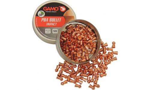 Пули GAMO PBA Bullet (125шт) 0,45 гр кал. 4.5