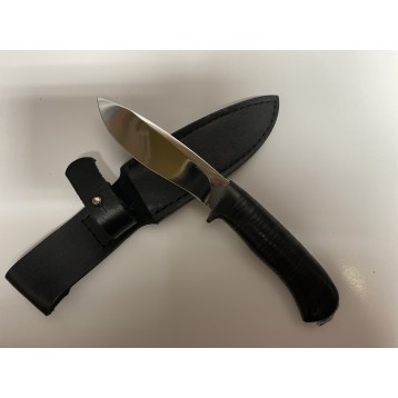 Нож "Ласка" рукоять кожа; текстолит,сталь 95х18 (ООО "РОС оружие", г. Златоуст)