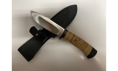 Нож "Стингер" (береста, текстолит, стандартная гравировка, 95х18) "РОС оружие",