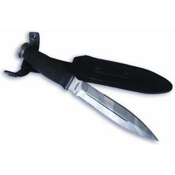 Нож туристический ШАЙТАН рукоять резина (ЗАО "Мелита-"К")