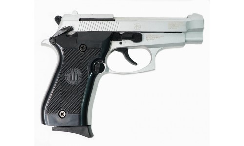 Пистолет охолощенный RETAY MOD84, (Beretta), Хром, кал. 9mm. P.A.K