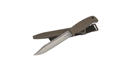 Нож "Таран",сталь AUS-8, эластрон пустынный (ПП Кизляр)