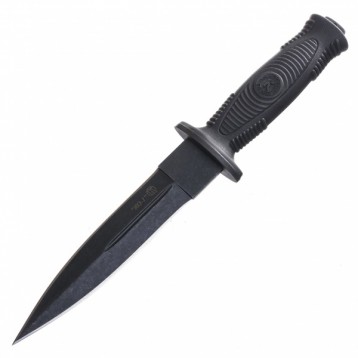 Гражданское холодное клинковое оружие "КО-1" клинок черный "Stonewash", рукоять эластрон (ПП Кизляр)