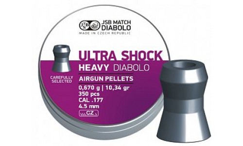 Пули JSB Ultra Shock Heavy кал. 4,52 мм 0,67 г (350 шт./бан.) 