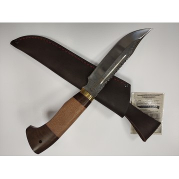 Нож Алтай, кованая 95х18, пила, рукоять - орех-венге ("ТД СВ-Клинок")