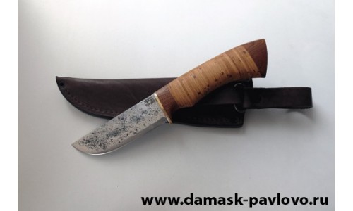 Нож Бобр сталь, 9ХС, рукоять - дерево (ИП Марушин А.И., г.Павлово)