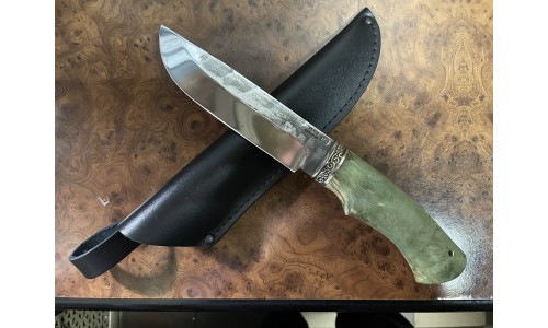 Нож МТ-104 (сталь 95х18) ковка, ст. береза (ООО "Металлист")