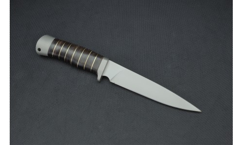 Гражданское холодное клинковое оружие нож охотничий "Пермяк", рукоять кожа (ЗАО "Мелита-"К")