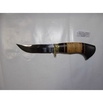 Нож "Ежик" (95х18), рукоять береста+орех, литьё (ООО "Медтех")