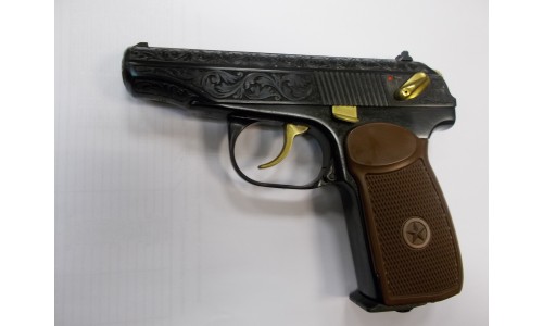 Пистолет МР 654К-20 до 3,0 Дж нитрид титана, обронная гравировка (в кейсе) 84264