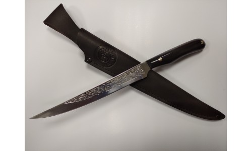 Нож НС-33 сталь ЭИ-107, рукоять акрил ("Стиль-М", г.Златоуст)