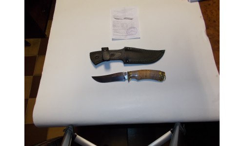 Нож МТ-10 (95х18) береста ООО "Металлист"
