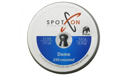 Пули SPOTON Dome 4,5 мм, 0,67 гр. (250 шт)