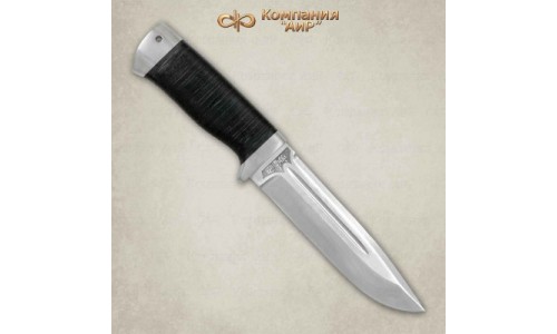 Нож охотничий ВАЛДАЙ кожа, (100х13) Компания "АиР"