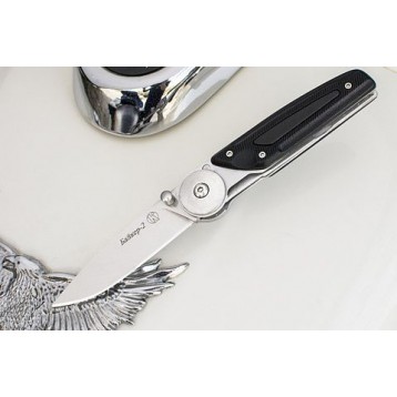 Нож складной "Байкер-2" полированный,рукоять АБС пластик(ПП "Кизляр)011200