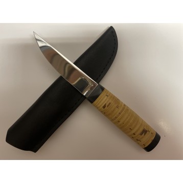 Нож "Киалим" (рукоять - береста, текстолит) (ООО "РОС оружие" г. Златоуст)