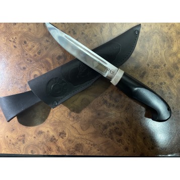Нож Калмык (кованая 95х18, рукоять - черный граб, рог лося) ("ТД СВ-Клинок")