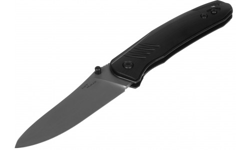 Нож складной Hit; клинок D2/Stonewash; рукоять Black/G10; по заказу Калашников