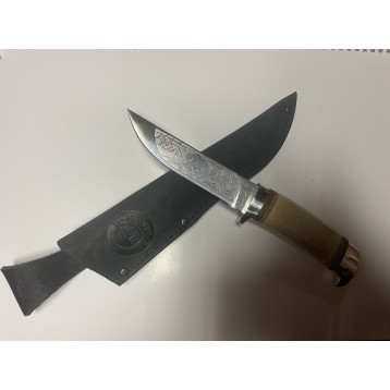 Нож "НС-16" (рукоять орех, алюминий) ООО "Стиль-М", г.Златоуст