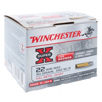 Патрон калибр 22 WMR Winchester 2,6г FMJ (150шт)
