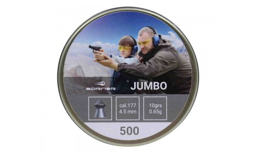 Пули Borner Jumbo кал. 4,5 (500шт) 0,65 гр 