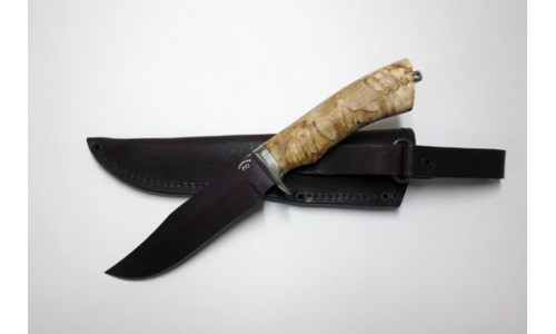 Нож Гюрза (сталь Р12 ст. к/б+ гарда, кольцо мельх) ИП Марушин А.И., г.Павлово 
