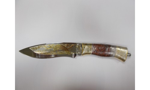 Нож "НС-30" позолот ООО "Стиль-М", г.Златоуст